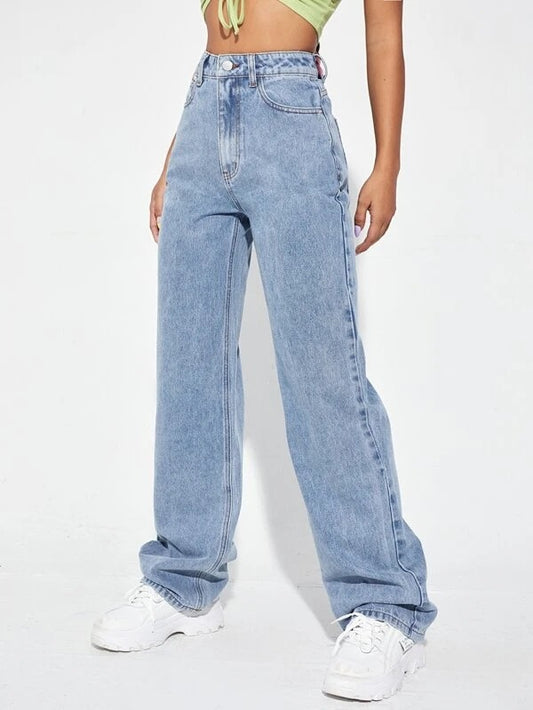 Slim-Straight Denim Jeans