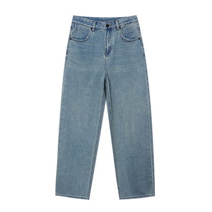 Straight Leg Wide Leg Denim Jeans Pants