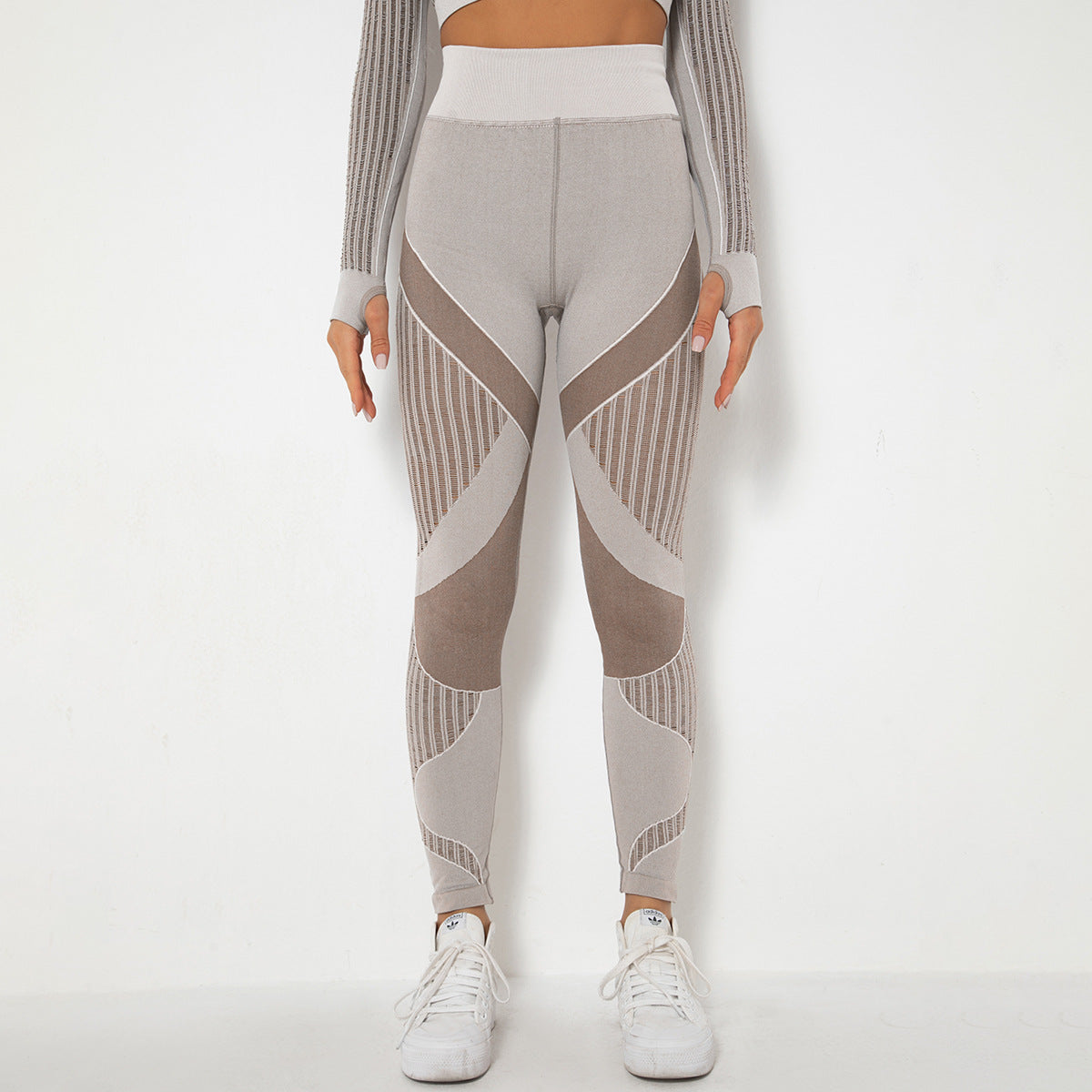 Hip Lifting Stretch Tight Bodybuilding Bottoming Shaping Sports Pants Seamless Yoga Pants (7525023875160)