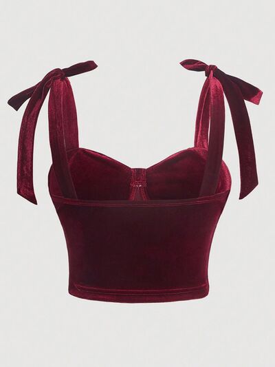 Plus-Size Tied-Strap Cami Blouse (7507811696728)