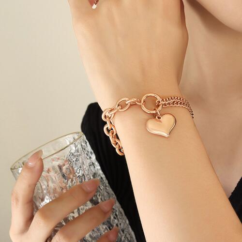 Half Chunky Chain - Titanium Steel Bracelet (7500202180696)