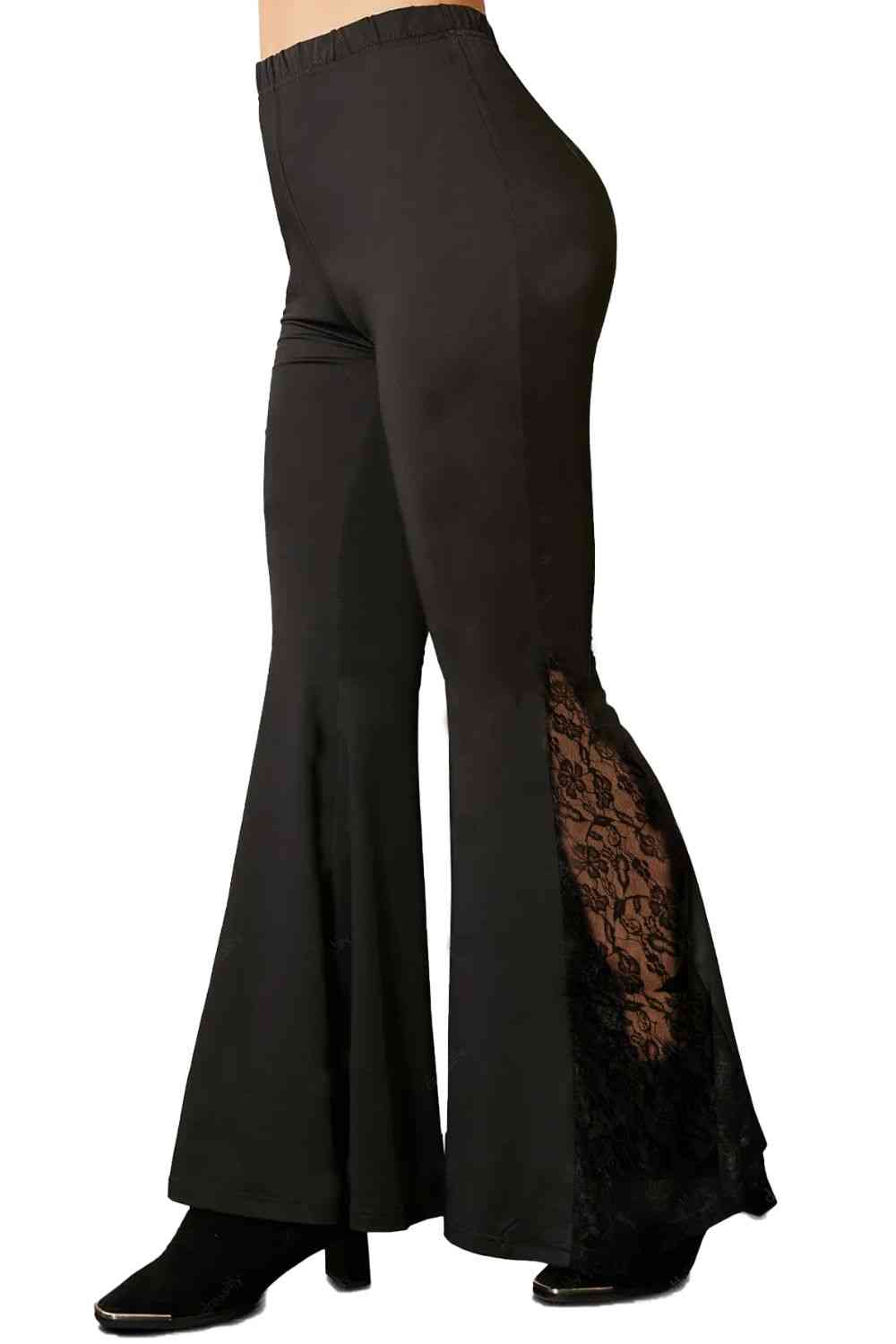Detail Flare - Lace Pants (7500881264728)