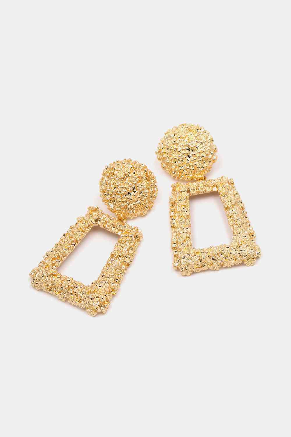 Zinc Zest - Geometrical Shape Zinc Alloy Dangle Earrings (7499306500184)