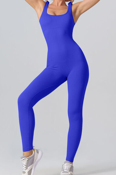 Square Neck Wide Straps Leotard