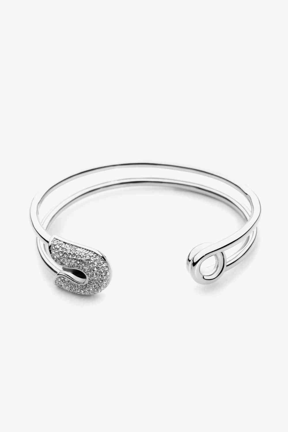Rhinestone Double Hoop Bracelet (7500204638296)