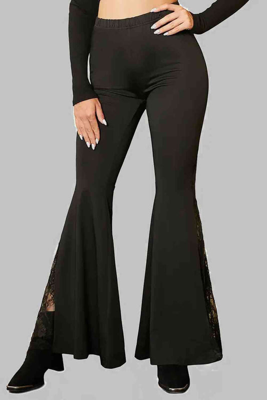 Detail Flare - Lace Pants (7500881264728)