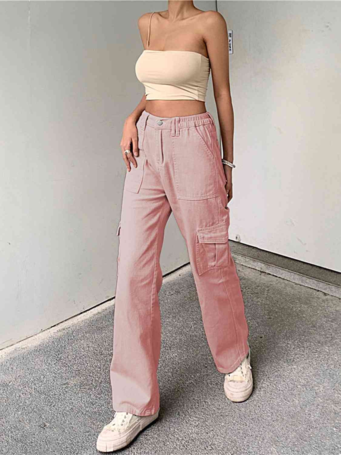 Straight Jeans With Pockets (7484161327192)