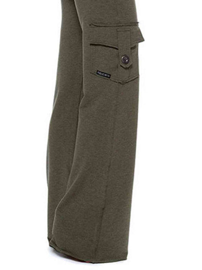 Mid-Waist Pants With Pockets (7500880871512)