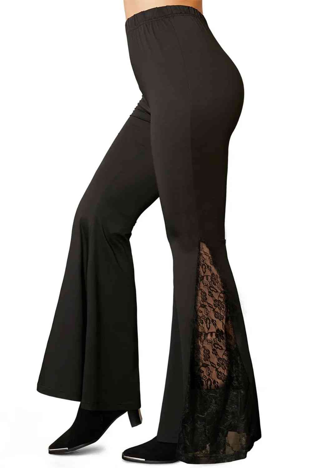 Detail Flare - Lace Pants (7500881264728)