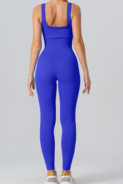 Square Neck Wide Straps Leotard