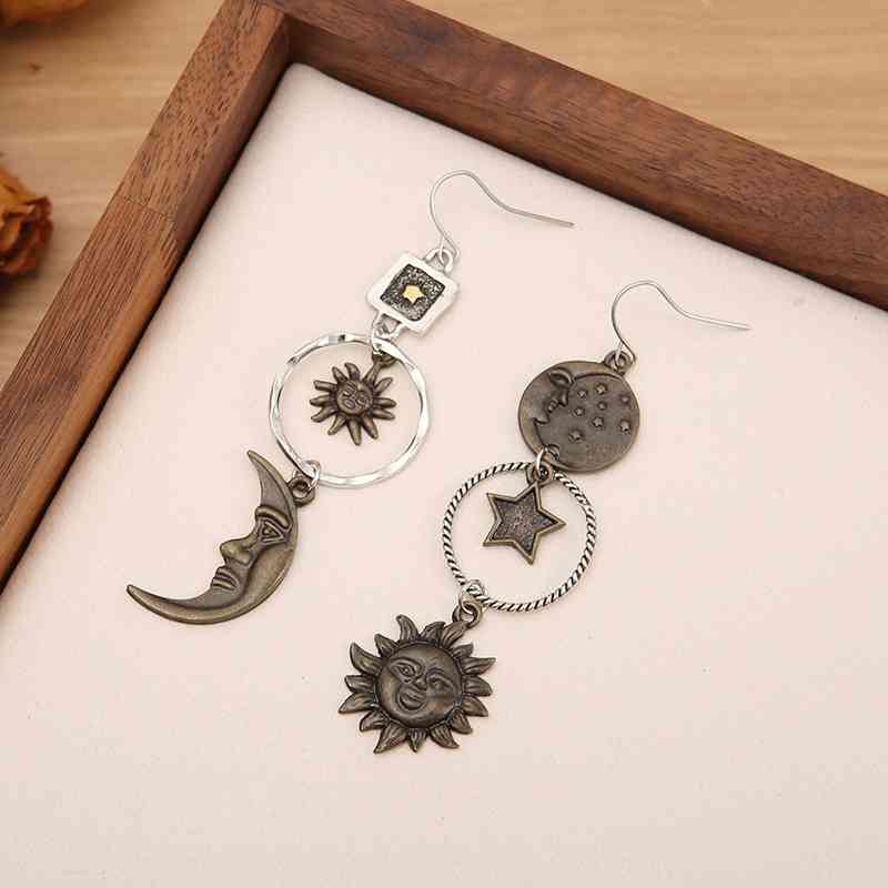 Star, Sun, & Moon - Earrings (7499300208728)