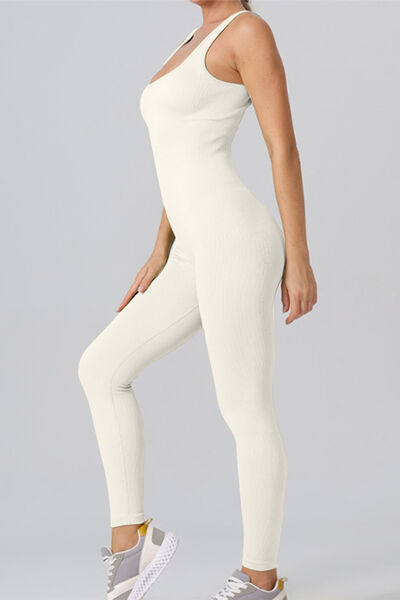 Square Neck Wide Straps Leotard