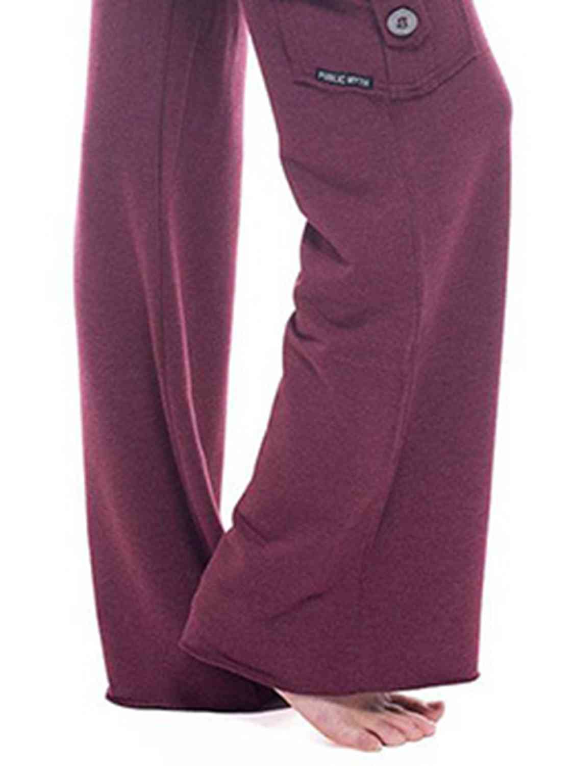 Mid-Waist Pants With Pockets (7500880871512)