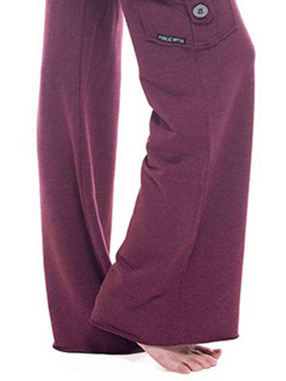 Mid-Waist Pants With Pockets (7500880871512)
