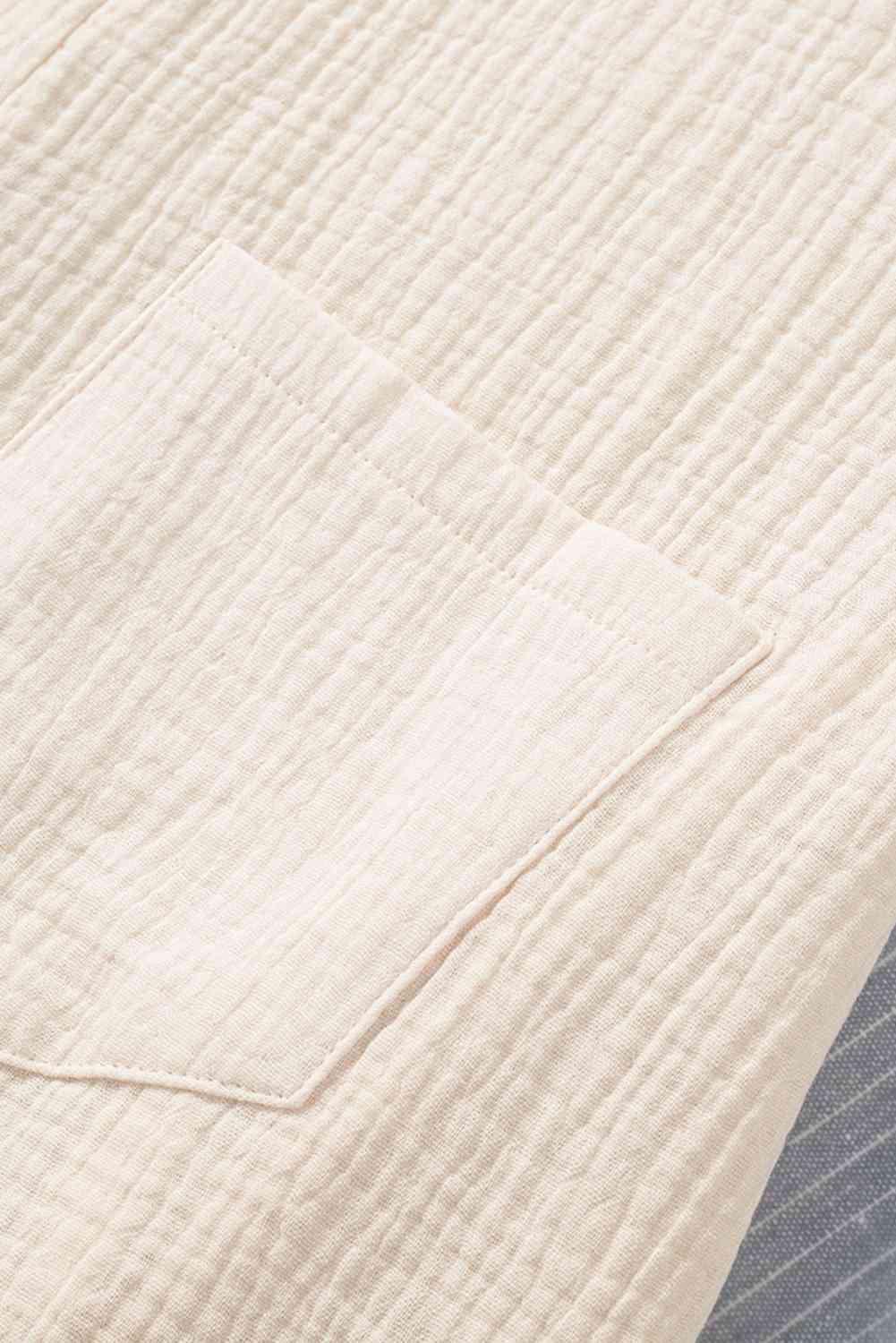 Johnny Collar - Textured Short Sleeve Romper (7484701999192)